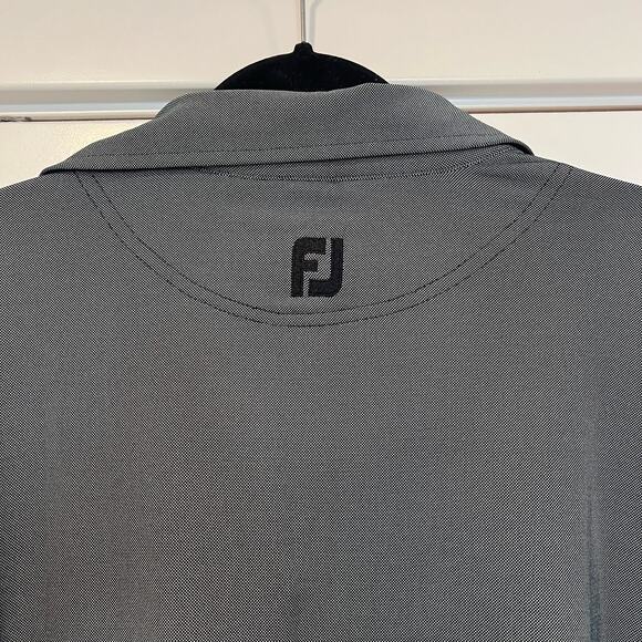 Footjoy Men's Golf Performance Polo Grey Size XXL Big and Tall - Picture 5 of 8